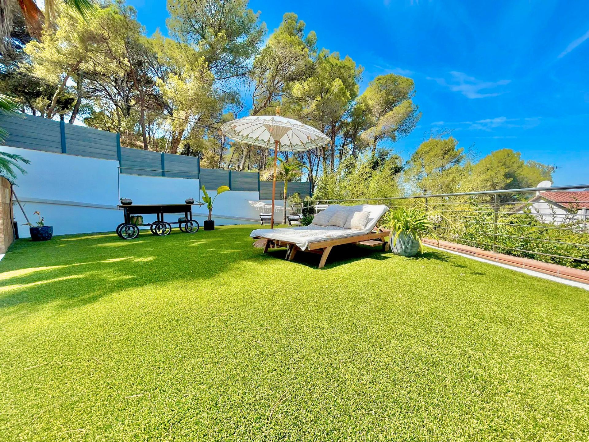 Terrassa de Casa o xalet en venda en Blanes amb Aire condicionat, Calefacció i Jardí privat