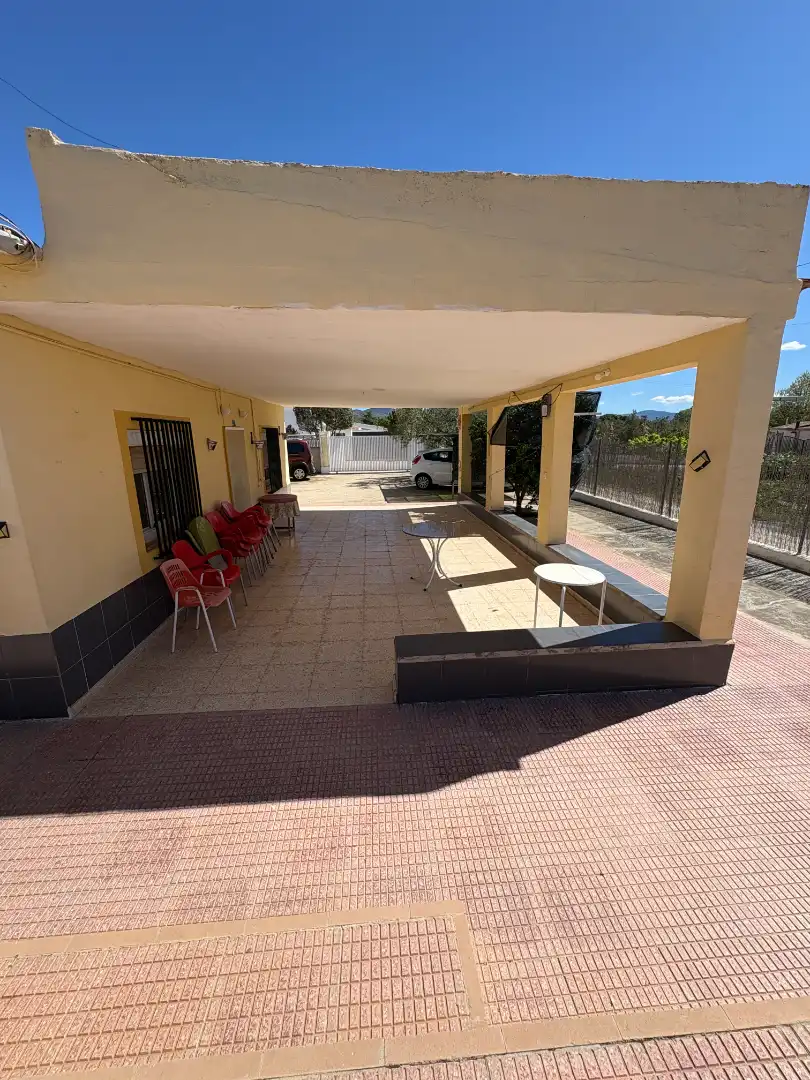 Terraza de Finca rústica en venta en Onil con Jardín privado, Trastero y Piscina