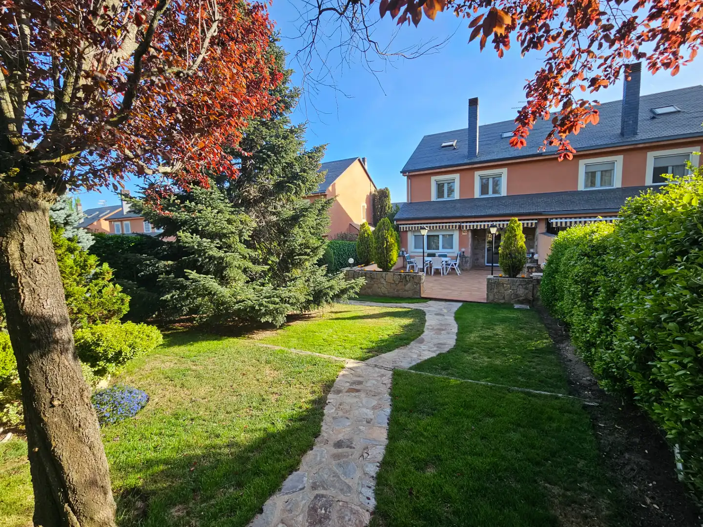 Garden of Houses for sale in Alpedrete  with Heating, Private garden and Terrace