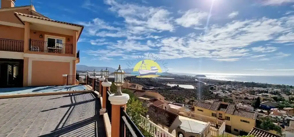 Vista exterior de Casa o chalet en venta en Mazarrón con Aire acondicionado, Jardín privado y Terraza