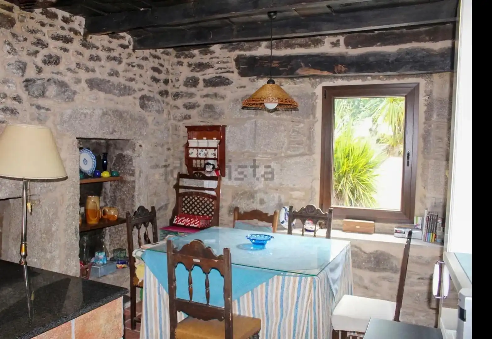 Cuina de Casa o xalet en venda en Begonte amb Jardí privat i Moblat