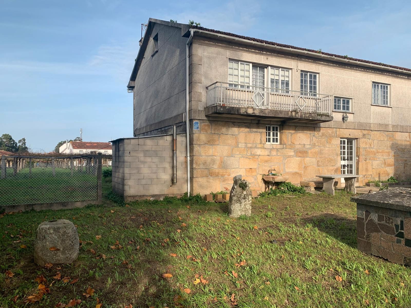 Exterior view of House or chalet for sale in Meaño  with Heating, Private garden and Terrace