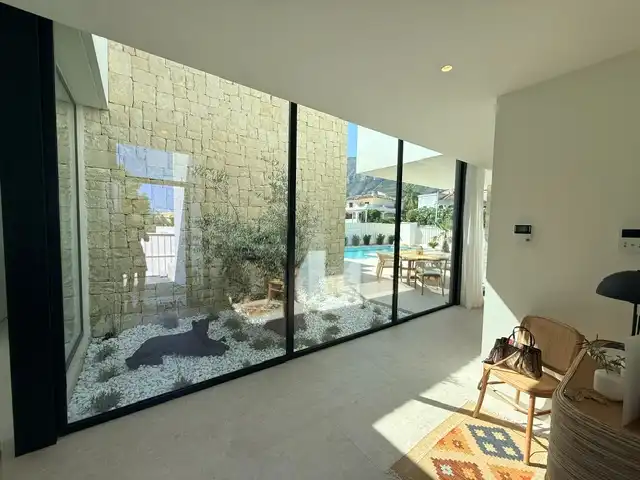 Terrassa de Casa o xalet en venda en Dénia amb Aire condicionat, Calefacció i Jardí privat