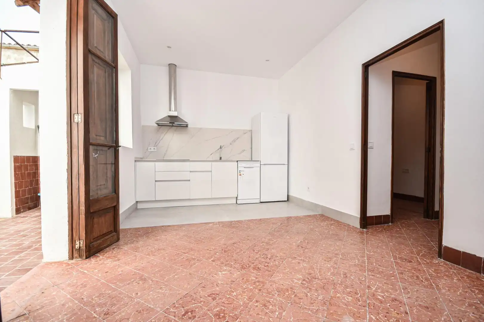 Küche von Wohnung zur Miete in  Palma de Mallorca mit Terrasse, Abstellraum und Balkon
