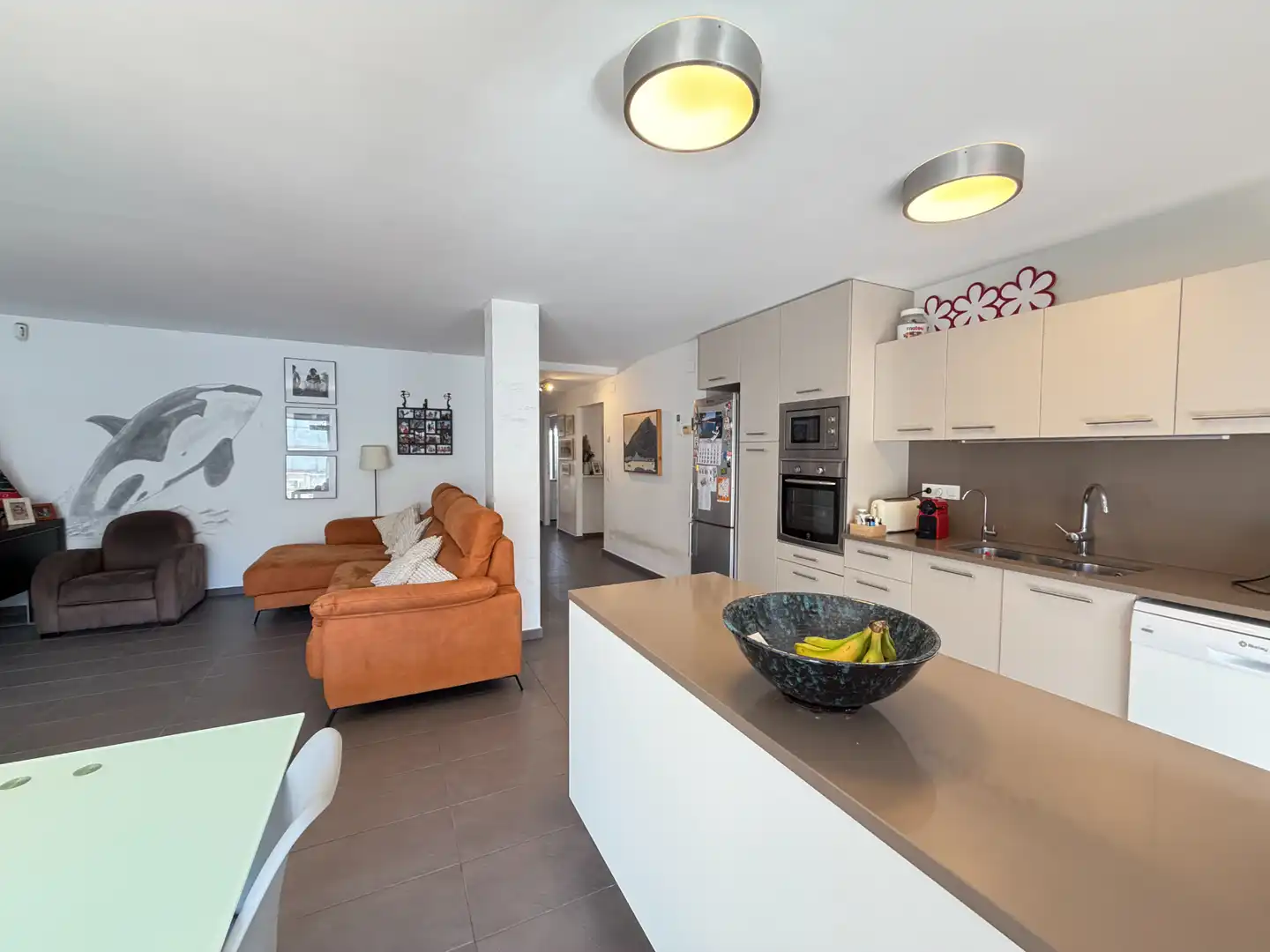 Kitchen of Apartments for sale in Roses  with Air Conditioner, Heating and Terrace