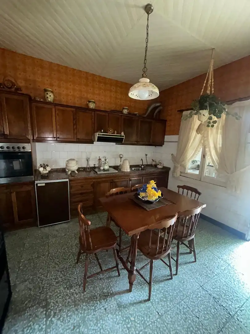 Cuina de Casa o xalet en venda en A Pobra do Caramiñal amb Traster, Moblat i Balcó