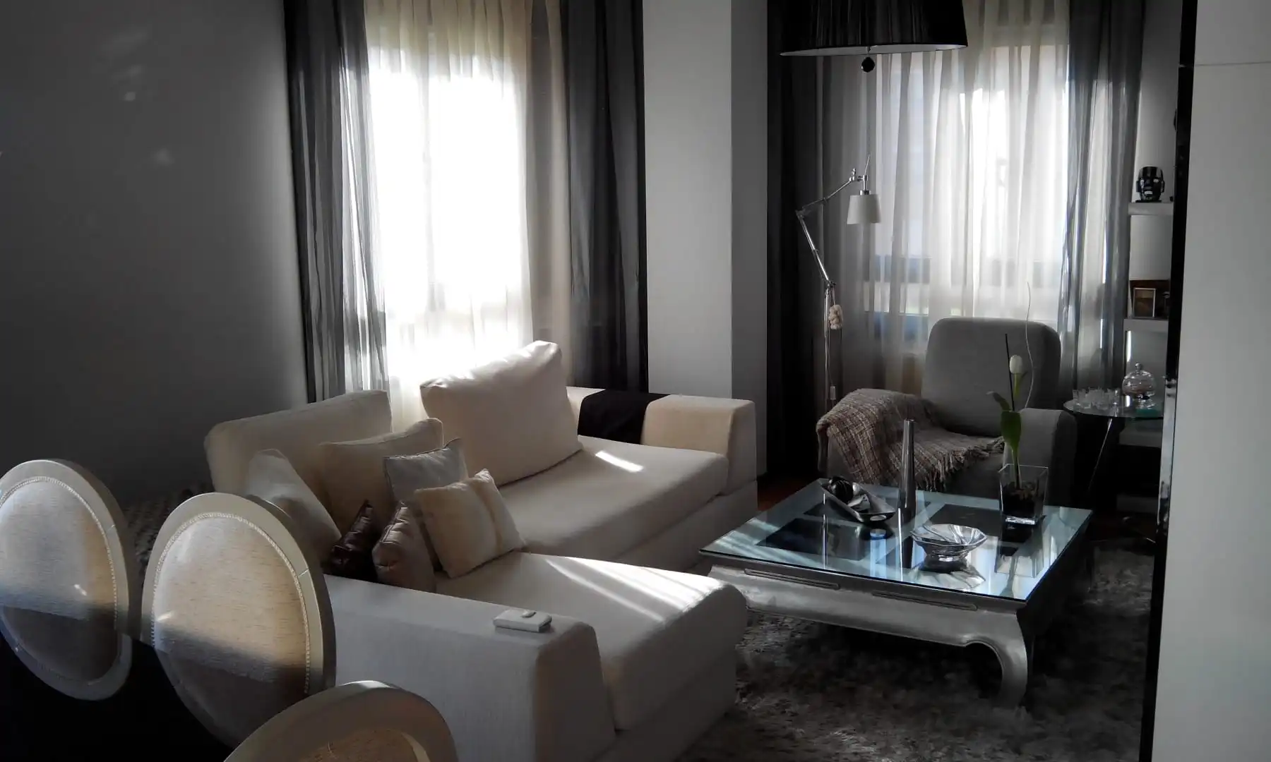 Wohnzimmer von Wohnung zur Miete in Gijón  mit Heizung und Abstellraum