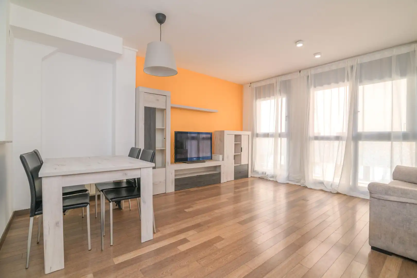 Sala de estar de Ático en venta en Manresa con Aire acondicionado, Calefacción y Terraza
