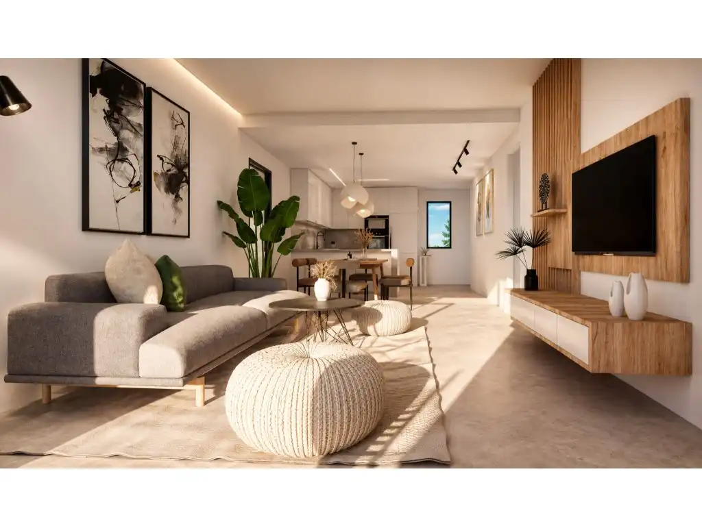 Sala d'estar de Apartament en venda en Finestrat amb Piscina