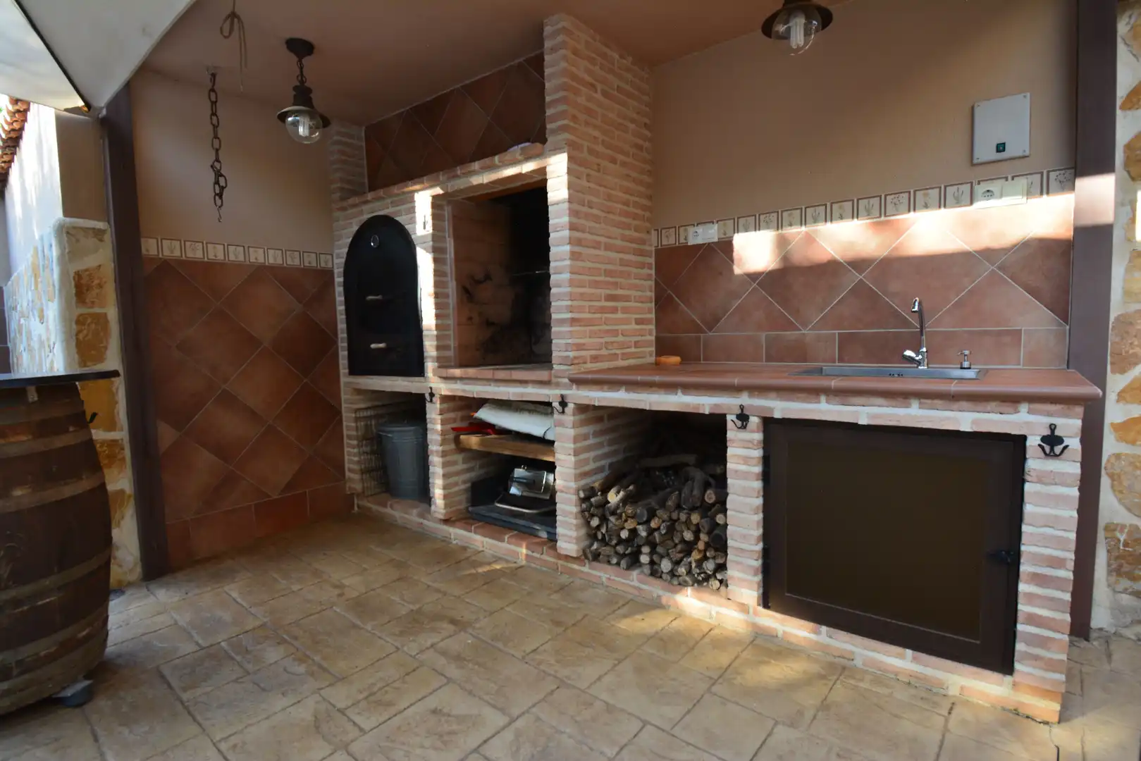 Küche von Country house zum Verkauf in Robledillo de Mohernando mit Klimaanlage, Privatgarten und Terrasse