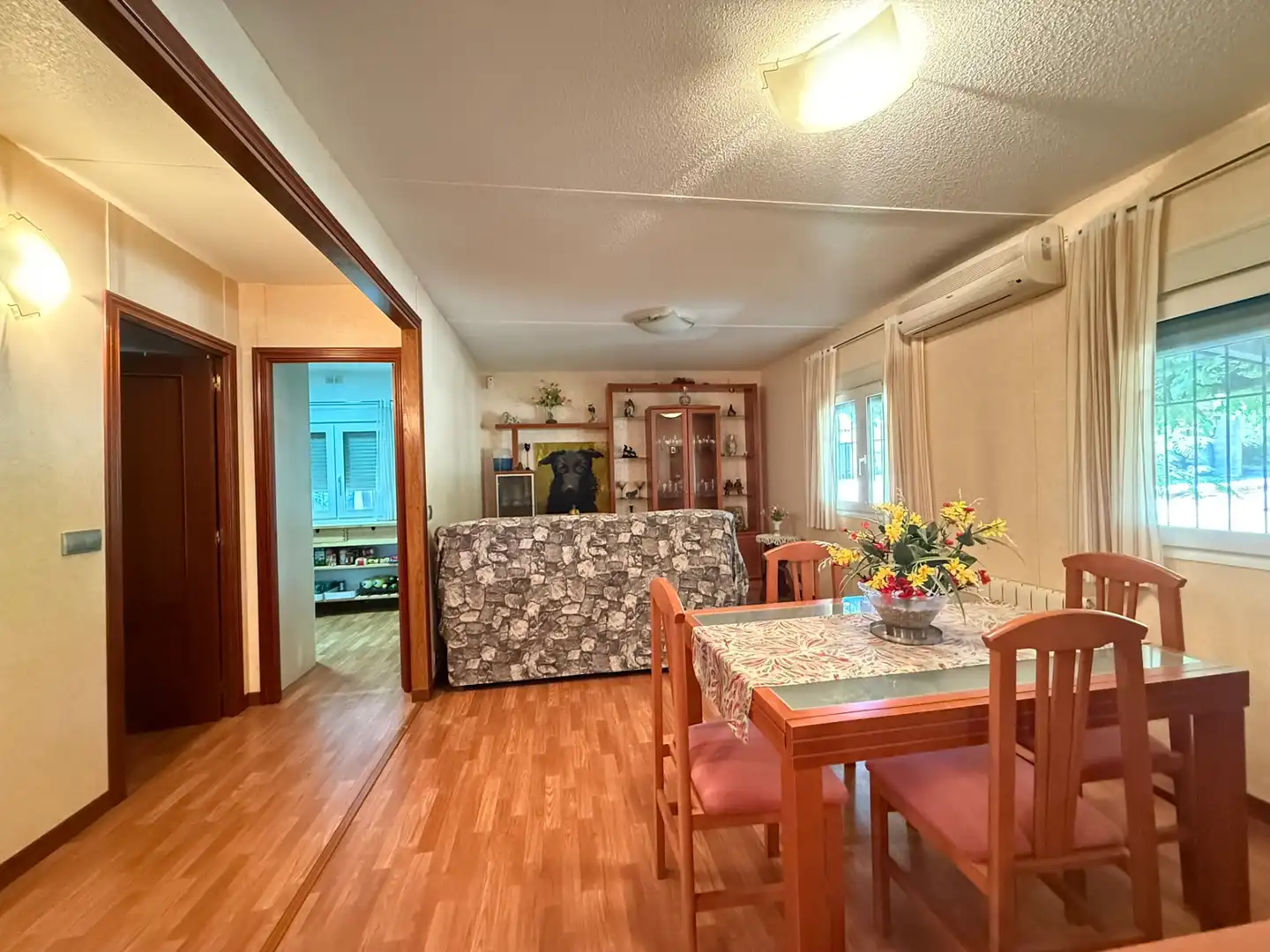 Sala de estar de Casa o chalet en venta en Caspe con Calefacción, Jardín privado y Parquet