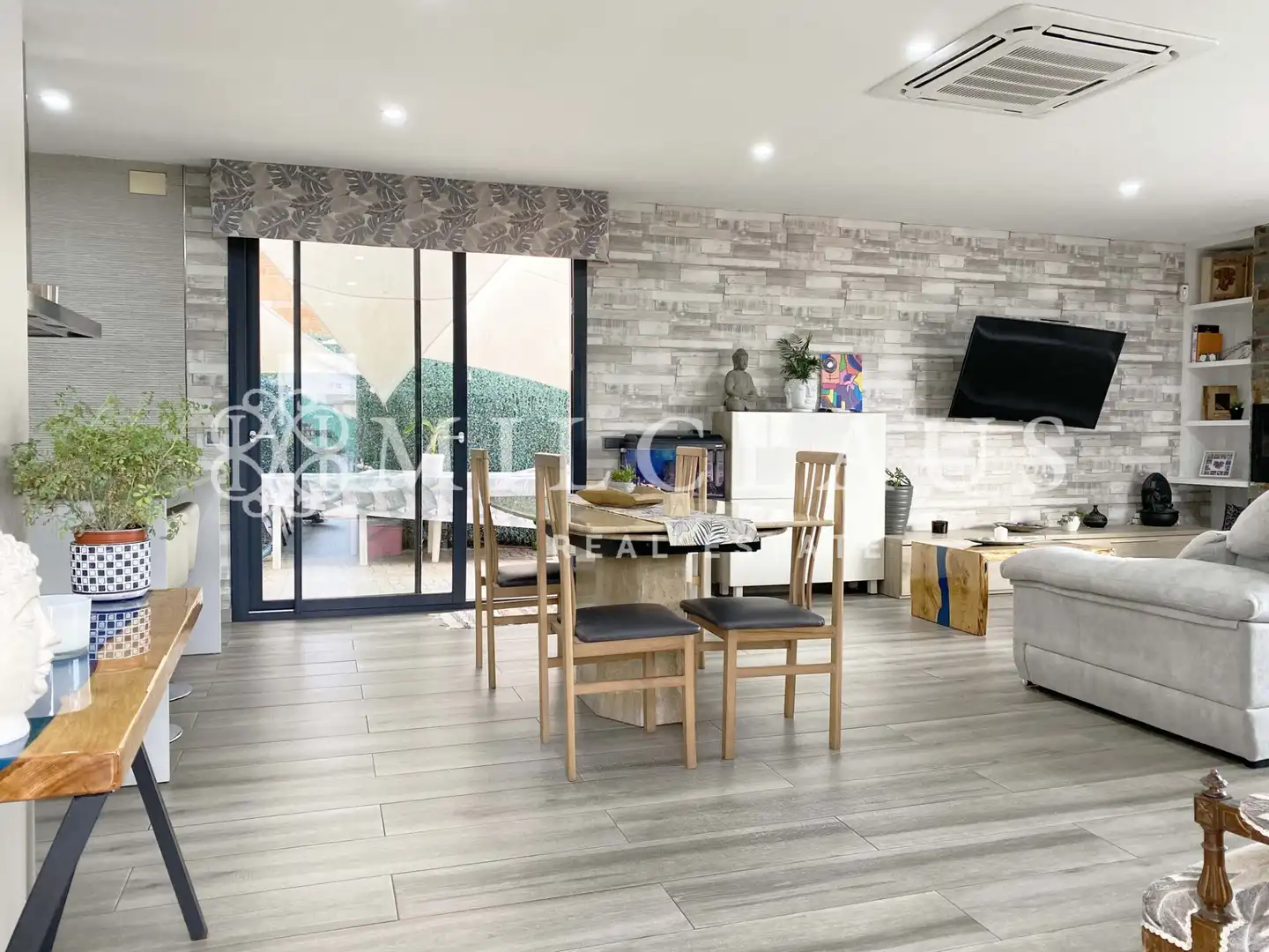 Esszimmer von Haus oder Chalet zum Verkauf in Lliçà d'Amunt mit Klimaanlage, Heizung und Privatgarten