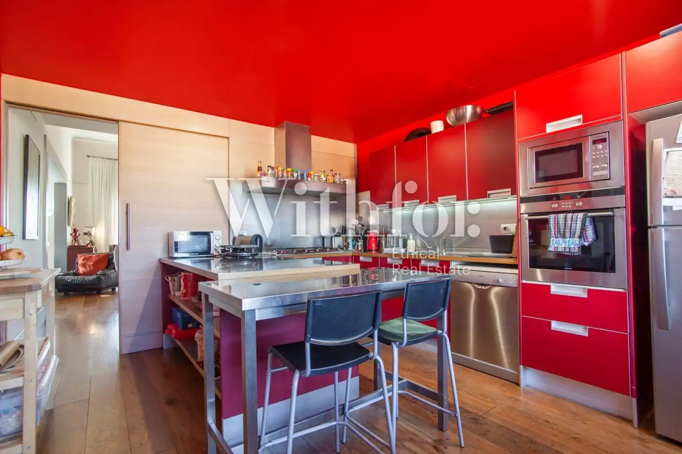 Cocina de Ático en venta en Barcelona con Aire acondicionado, Calefacción y Parquet