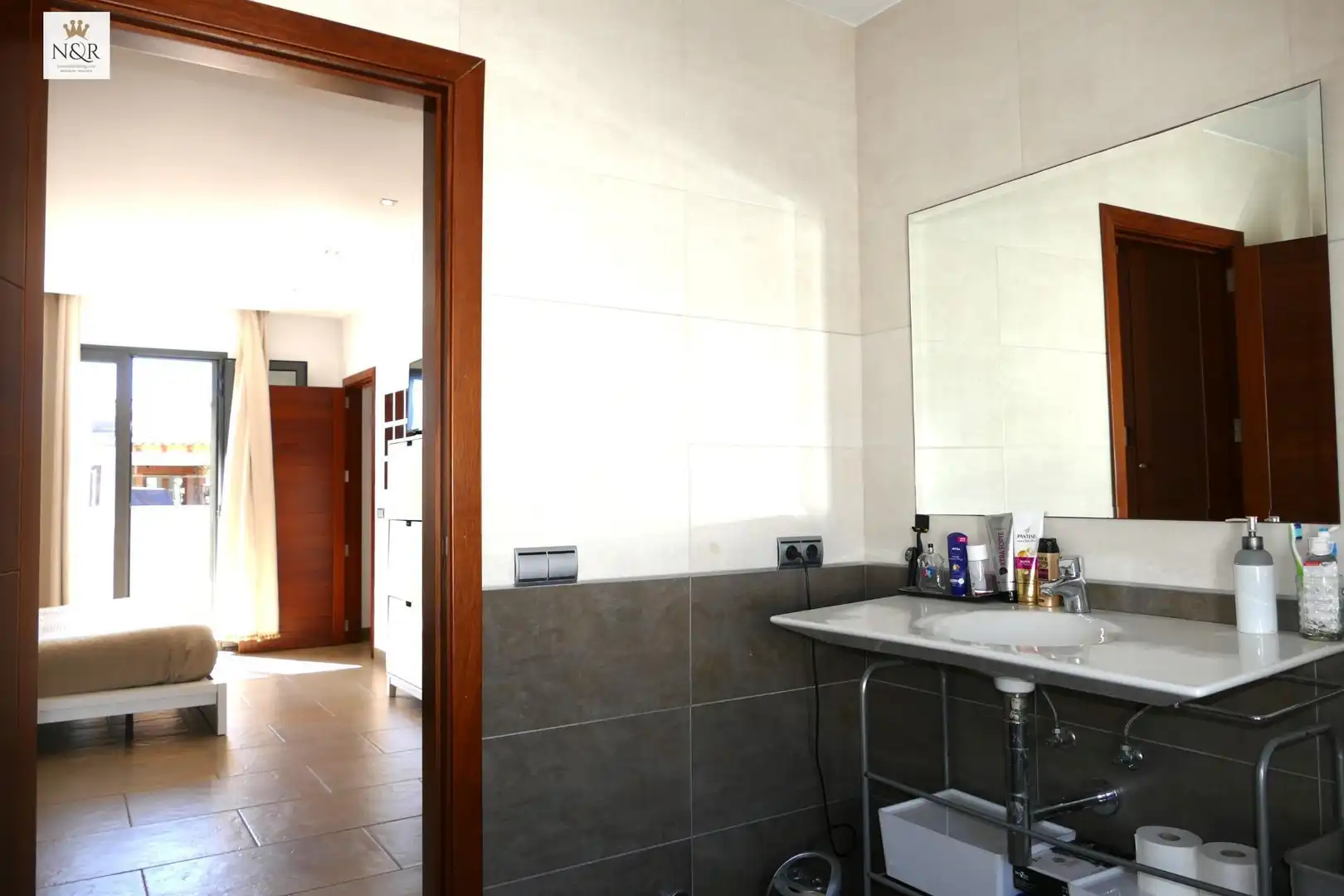 Badezimmer von Haus oder Chalet zur Miete in Binissalem mit Klimaanlage, Heizung und Privatgarten