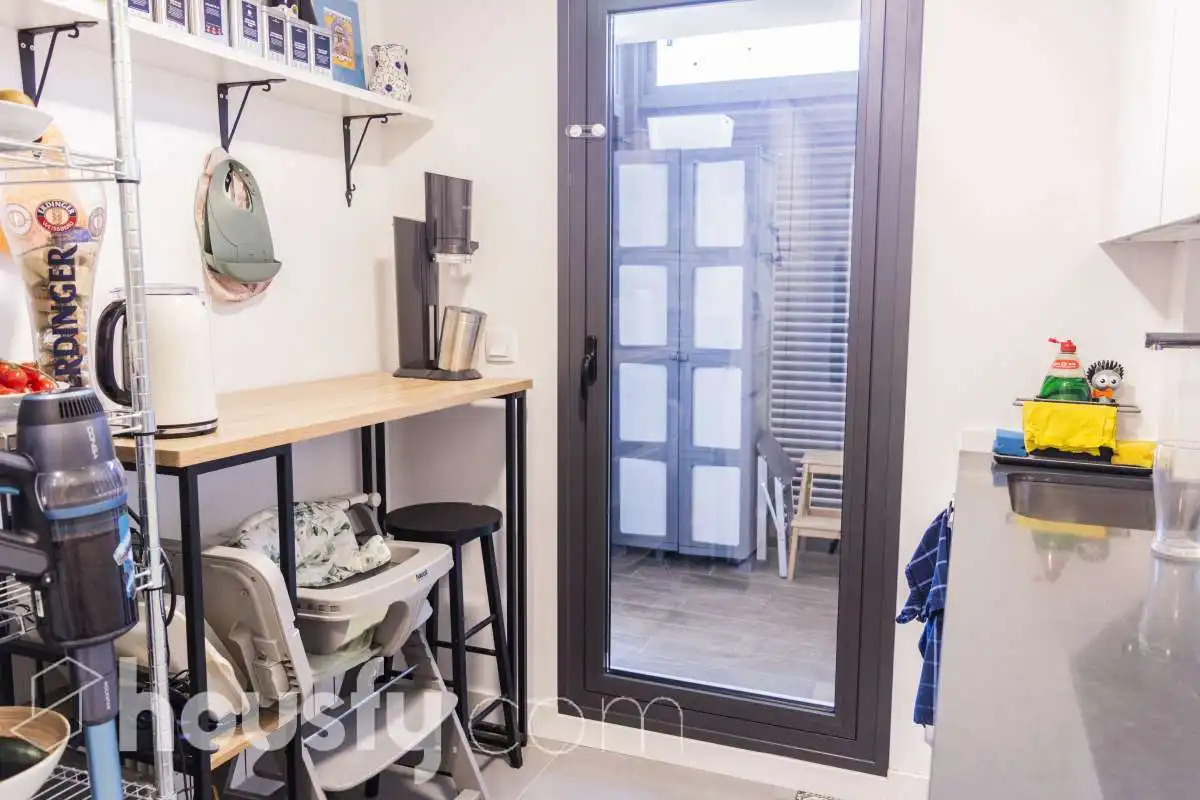 Balcony of Flat for sale in Móstoles  with Air Conditioner, Terrace and Storage room