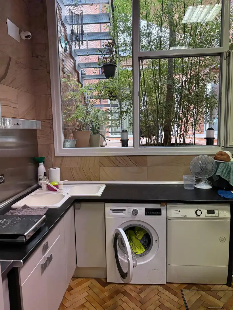 Cuina de Casa adosada en venda en Mocejón amb Aire condicionat, Jardí privat i Terrassa
