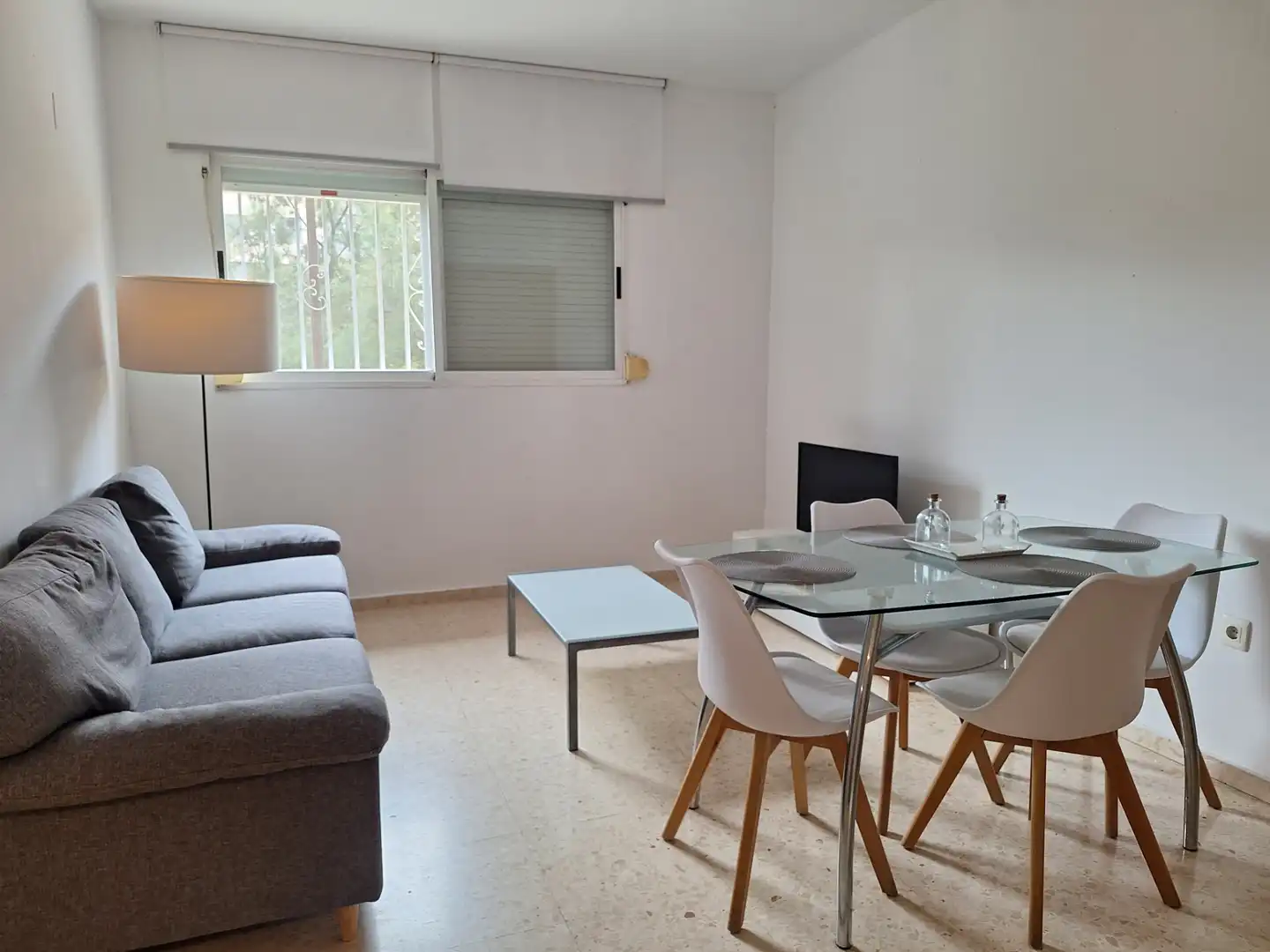Wohnzimmer von Dachboden zur Miete in Valencia mit Klimaanlage, Heizung und Terrasse