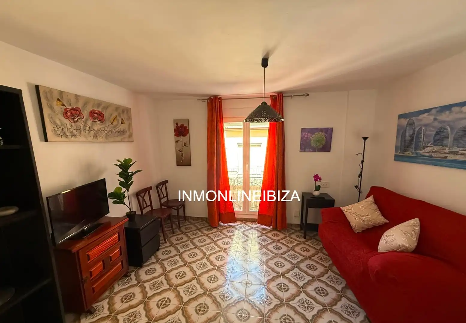 Sala de estar de Piso de alquiler en Tàrbena con Amueblado, Horno y Lavadora