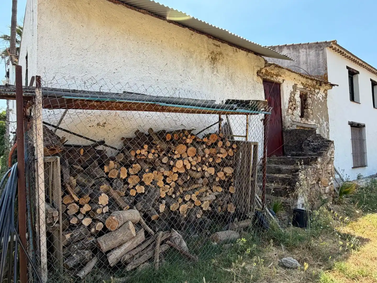 Vista exterior de Finca rústica en venda en Gaucín amb Jardí privat, Terrassa i Piscina