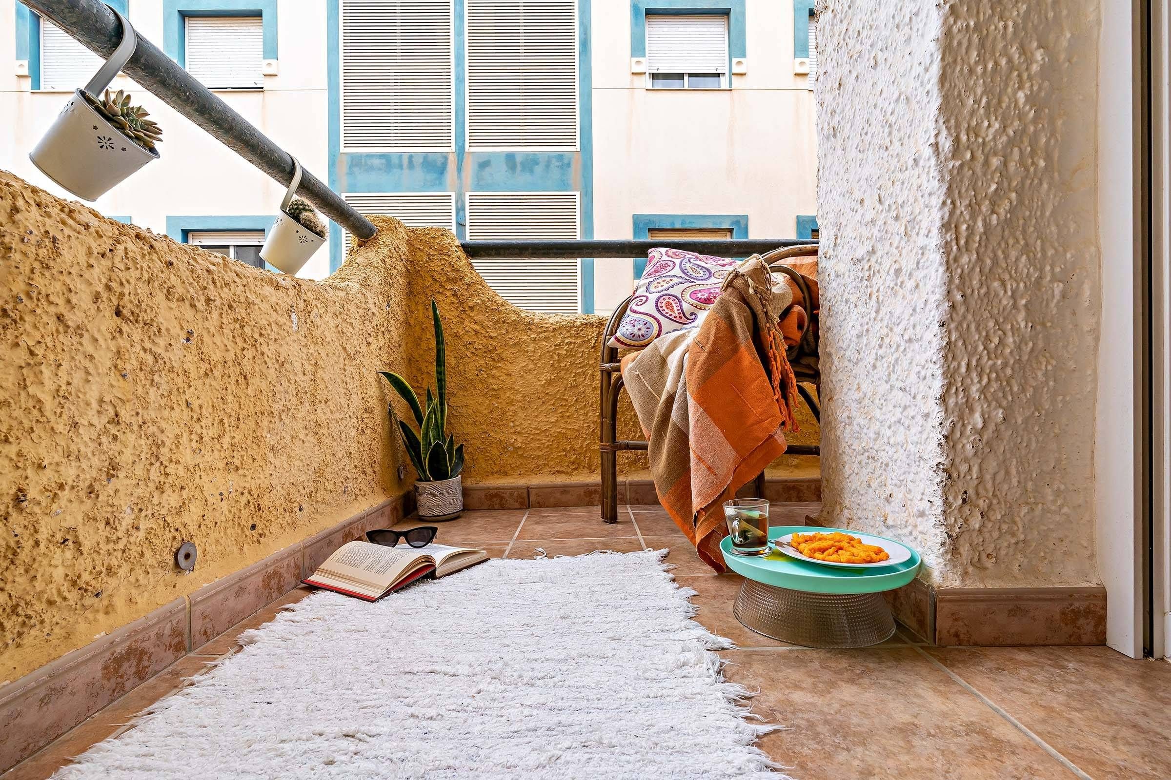 Balcony of Flat for sale in Roquetas de Mar  with Air Conditioner, Heating and Terrace