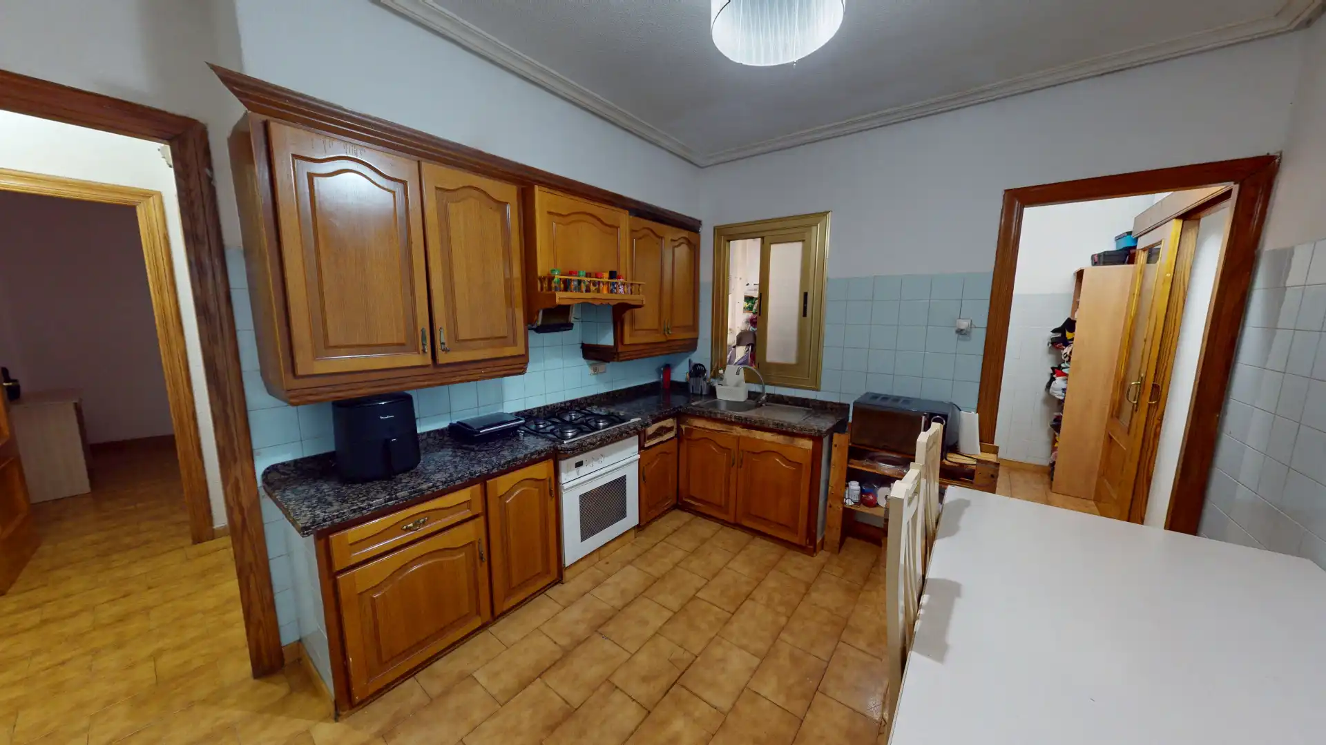Kitchen of Flat for sale in Elche / Elx  with Air Conditioner, Furnished and Oven