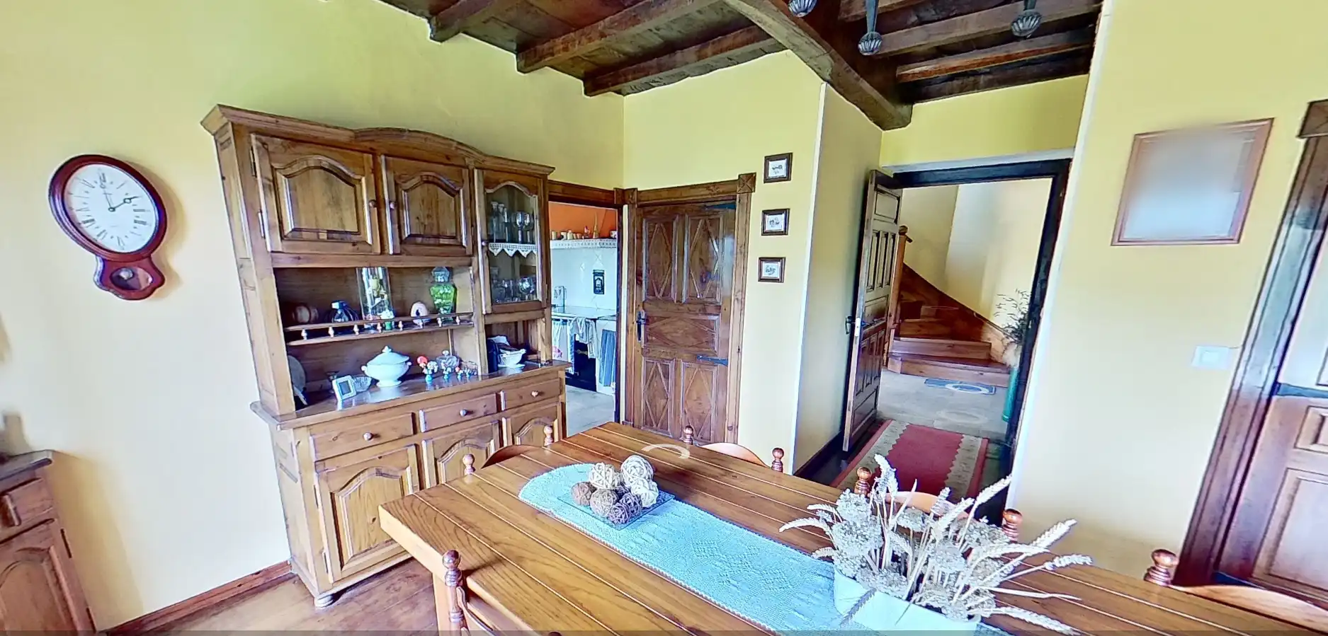 Comedor de Finca rústica en venta en Tineo con Jardín privado, Parquet y Terraza