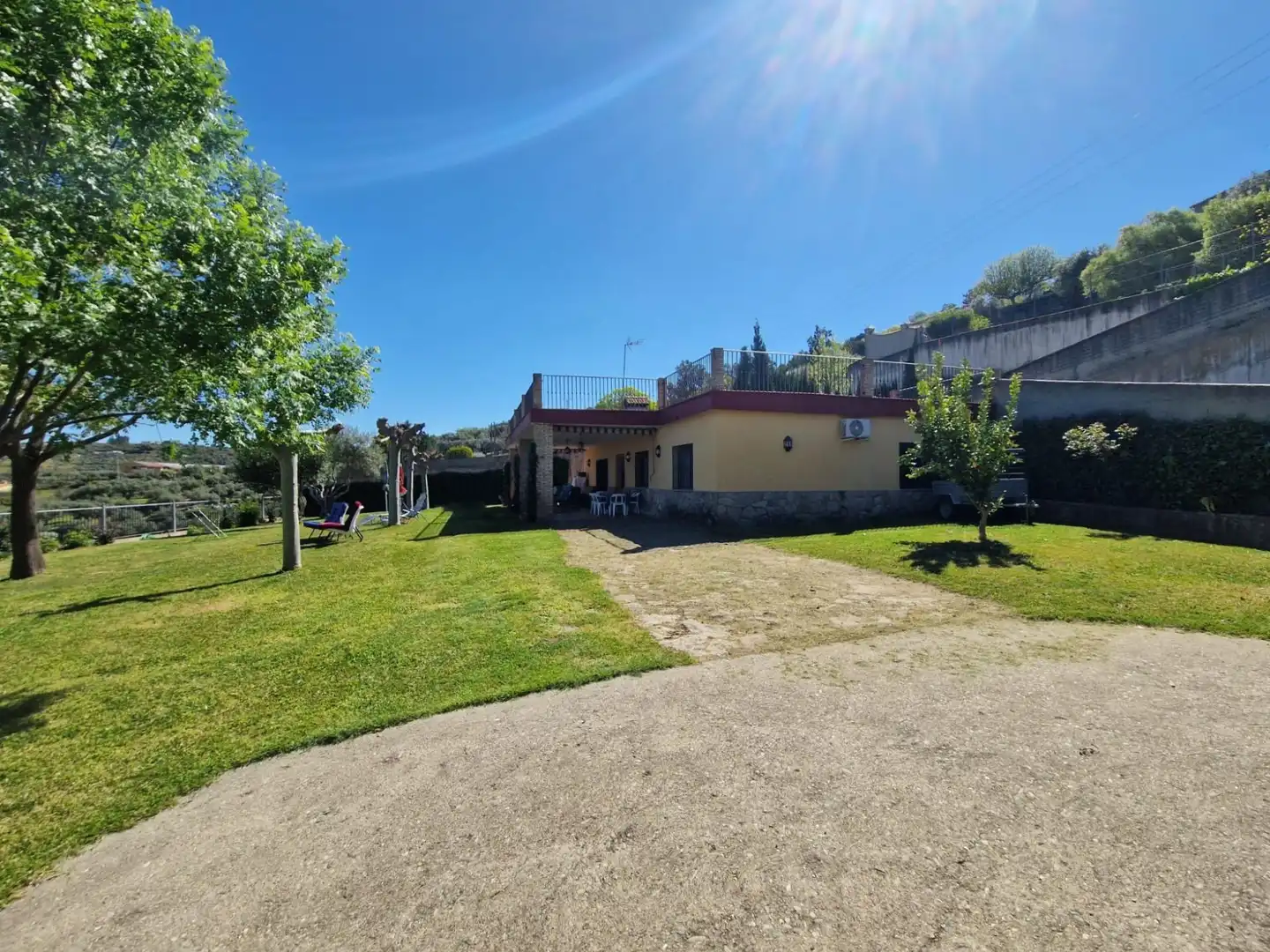 Vista exterior de Casa o chalet en venta en Plasencia con Aire acondicionado, Jardín privado y Terraza