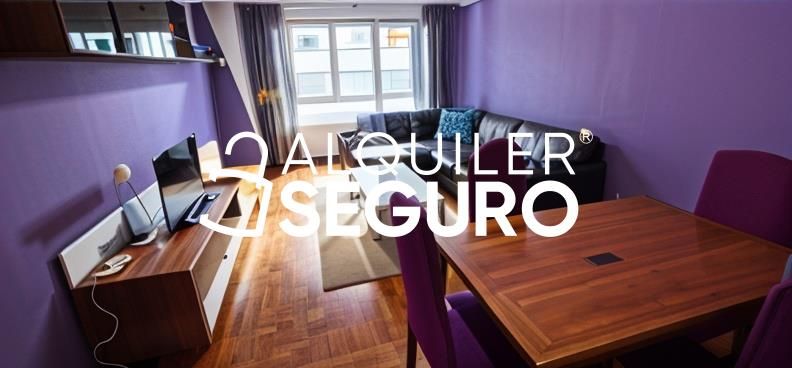 Living room of Flat to rent in  Madrid Capital  with Heating, Terrace and Furnished