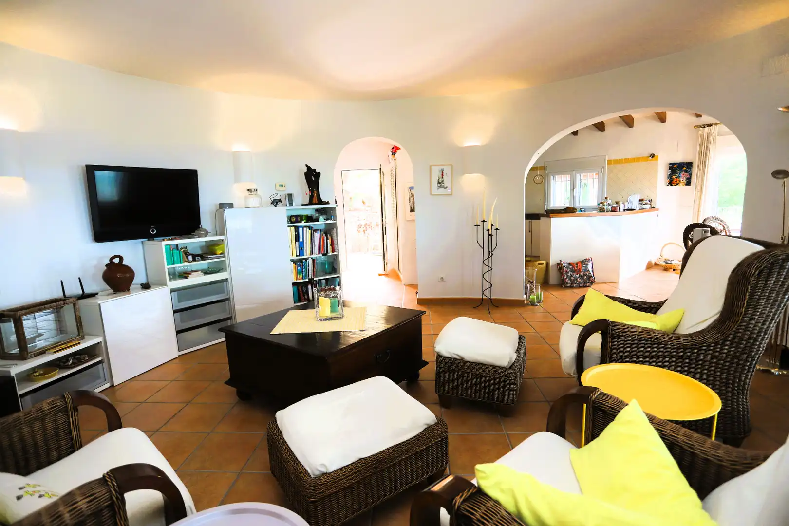 Living room of Houses for sale in El Ràfol d'Almúnia  with Heating, Private garden and Terrace