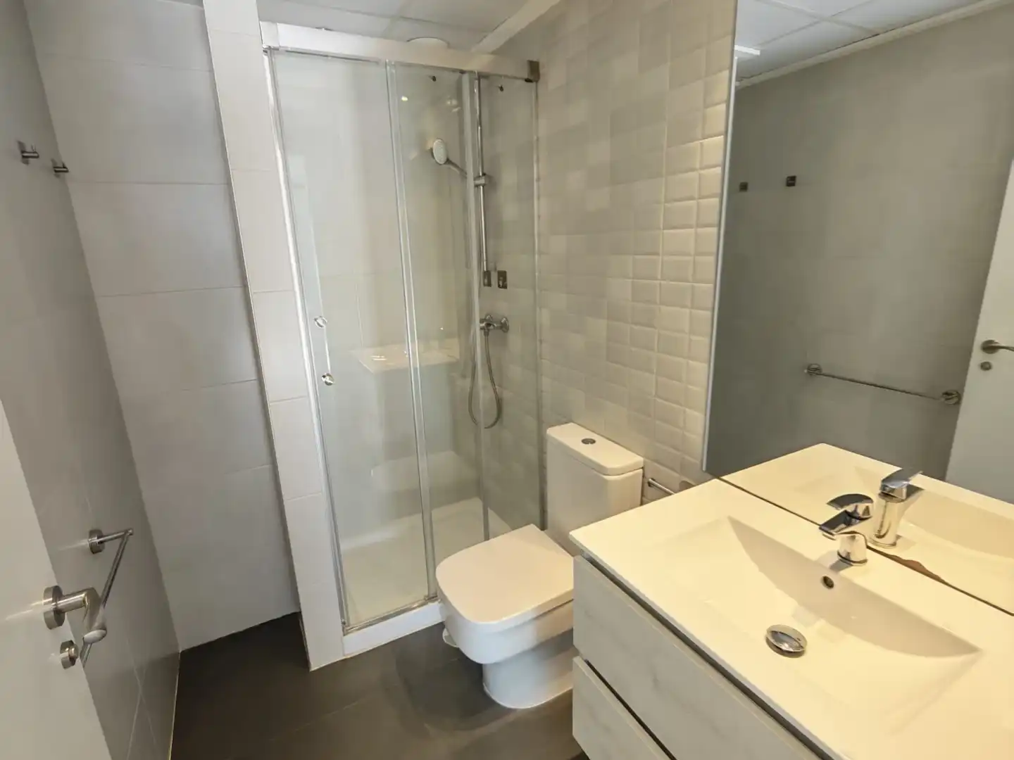 Baño de Ático de alquiler en Murcia con Aire acondicionado, Terraza y Amueblado