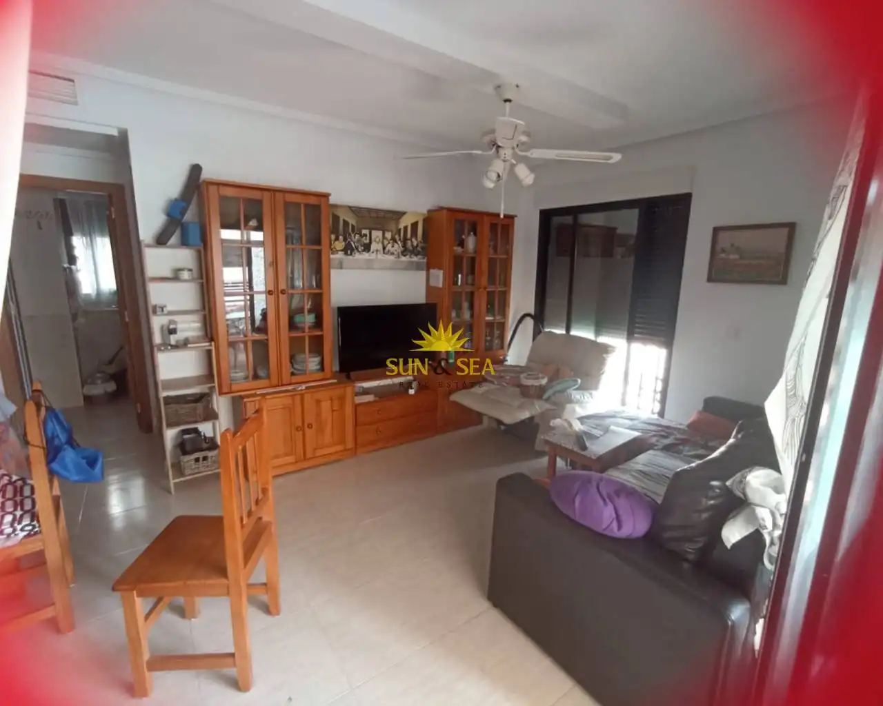 Living room of Apartments for rent in Guardamar del Segura  with Private garden, Swimming Pool and Furnished
