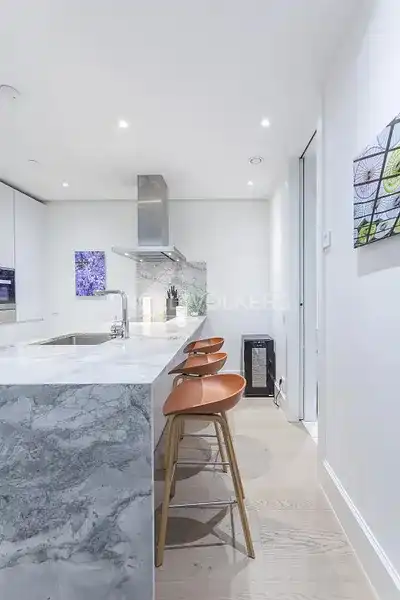Cocina de Piso de alquiler en Madrid con Aire acondicionado, Calefacción y Parquet