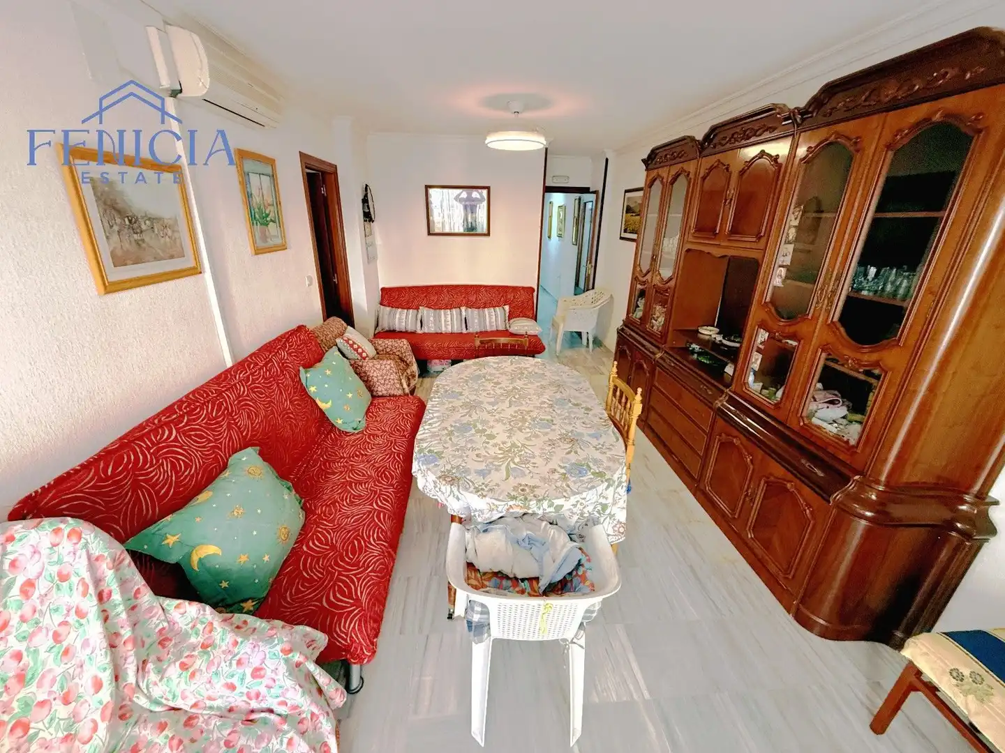 Wohnzimmer von Wohnung zur Miete in Almuñécar mit Klimaanlage, Terrasse und Möbliert
