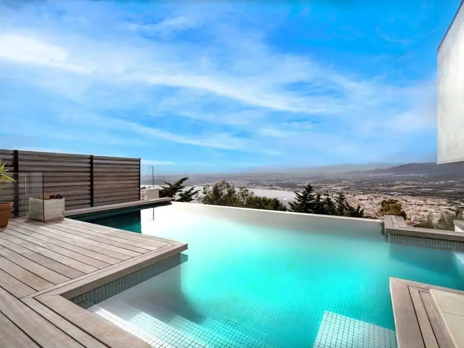 Swimming pool of Houses for rent in Almadrava - Canyelles - Puig-Rom