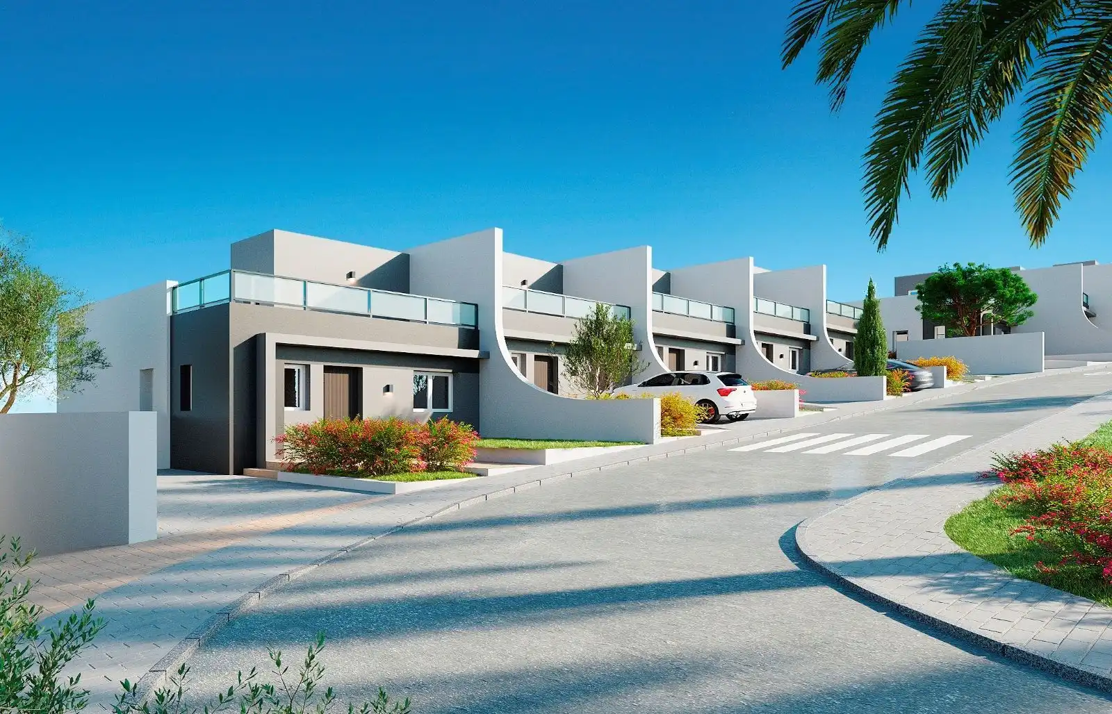Adosado con piscina en venta en Balcón de Finestrat - Terra Marina