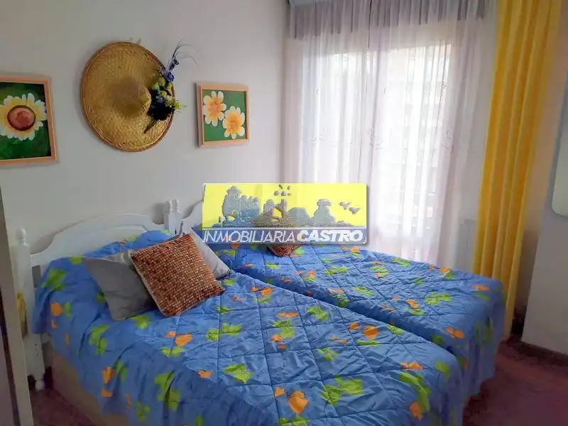 Schlafzimmer von Wohnung zur Miete in Castro-Urdiales mit Heizung, Möbliert und Balkon