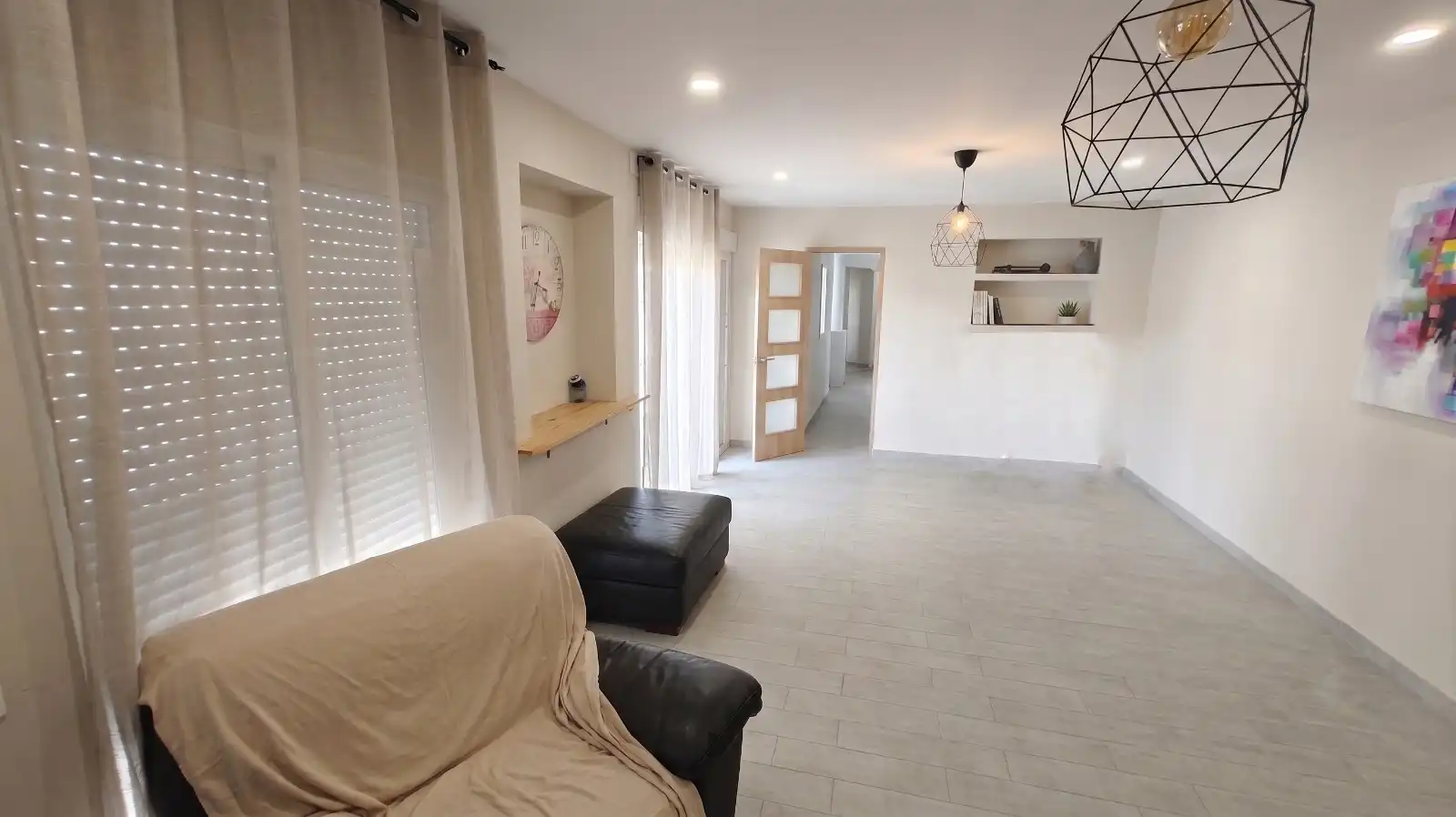 Sala d'estar de Casa adosada en venda en Mollet del Vallès amb Calefacció, Jardí privat i Terrassa