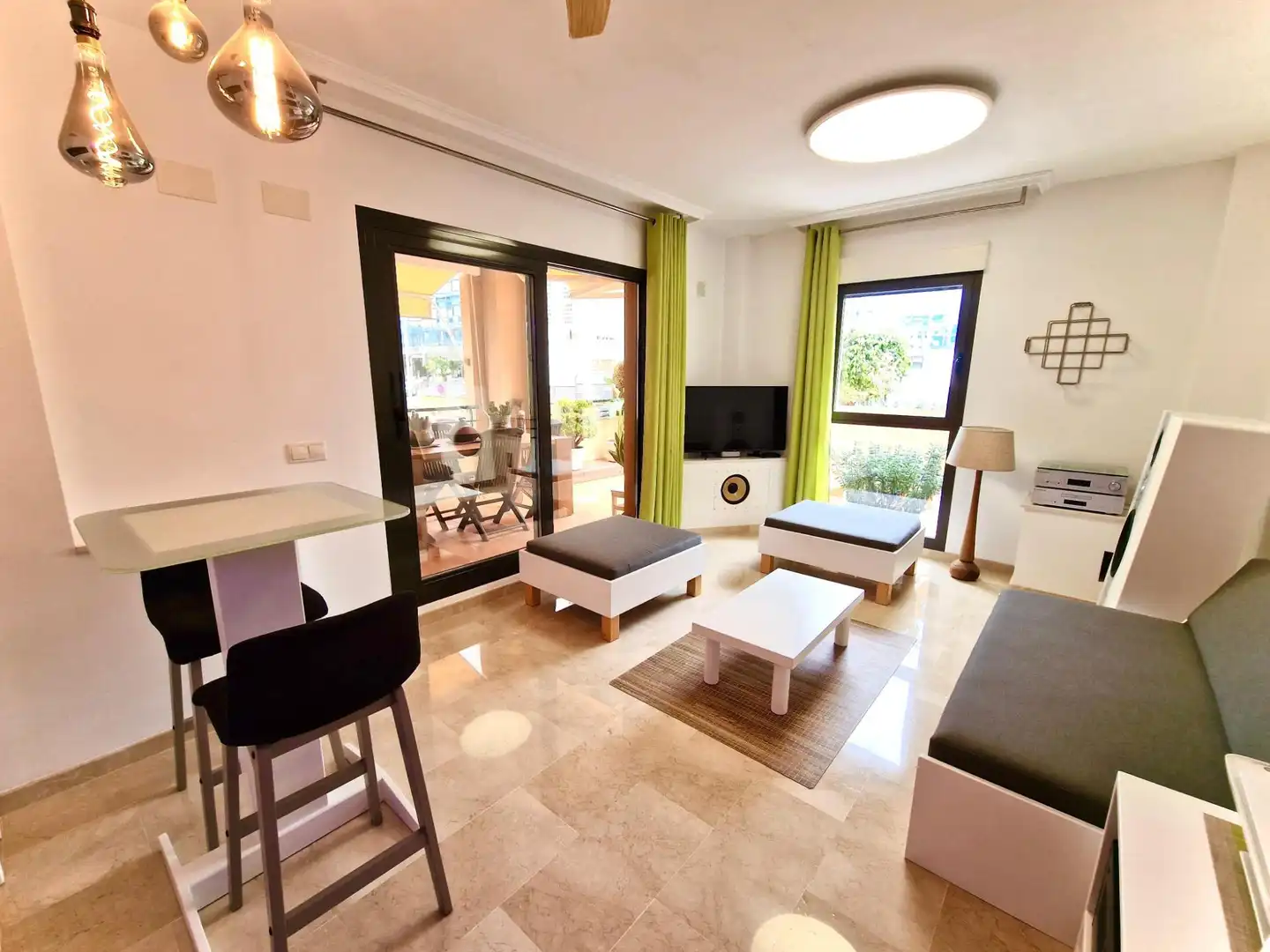 Living room of Apartments for sale in Dénia  with Air Conditioner, Heating and Private garden