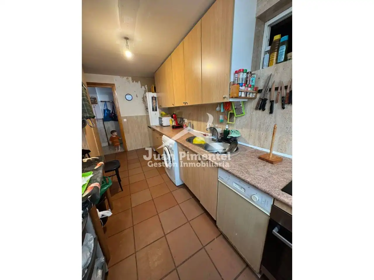 Cocina de Piso en venta en Estepona con Aire acondicionado, Amueblado y Balcón