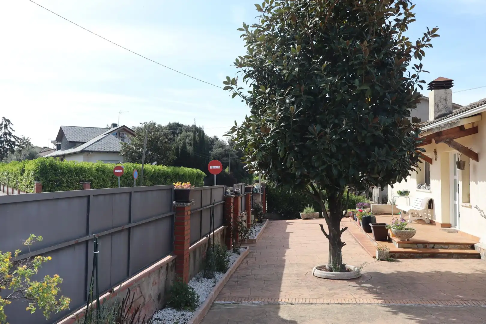 Vista exterior de Casa o xalet en venda en Cànoves I Samalús amb Calefacció