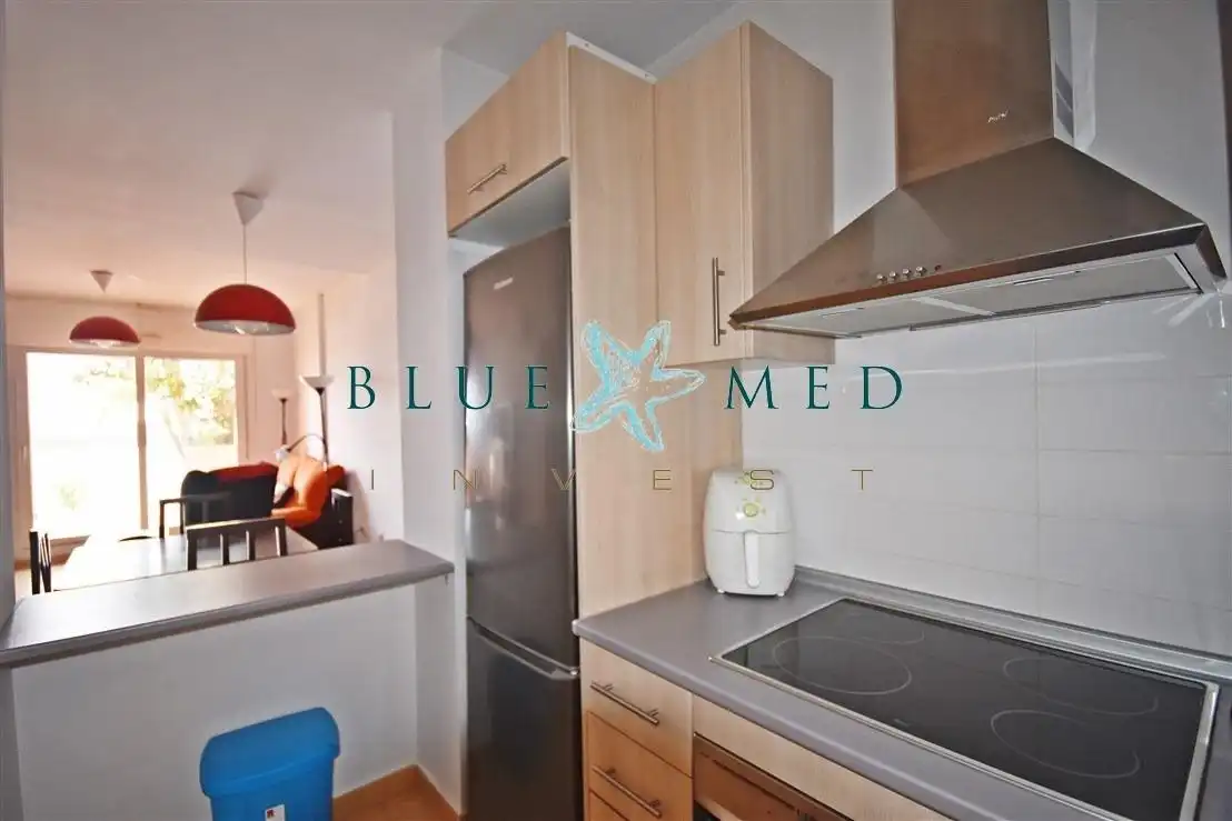 Cocina de Apartamento en venta en Alhama de Murcia con Aire acondicionado, Calefacción y Jardín privado