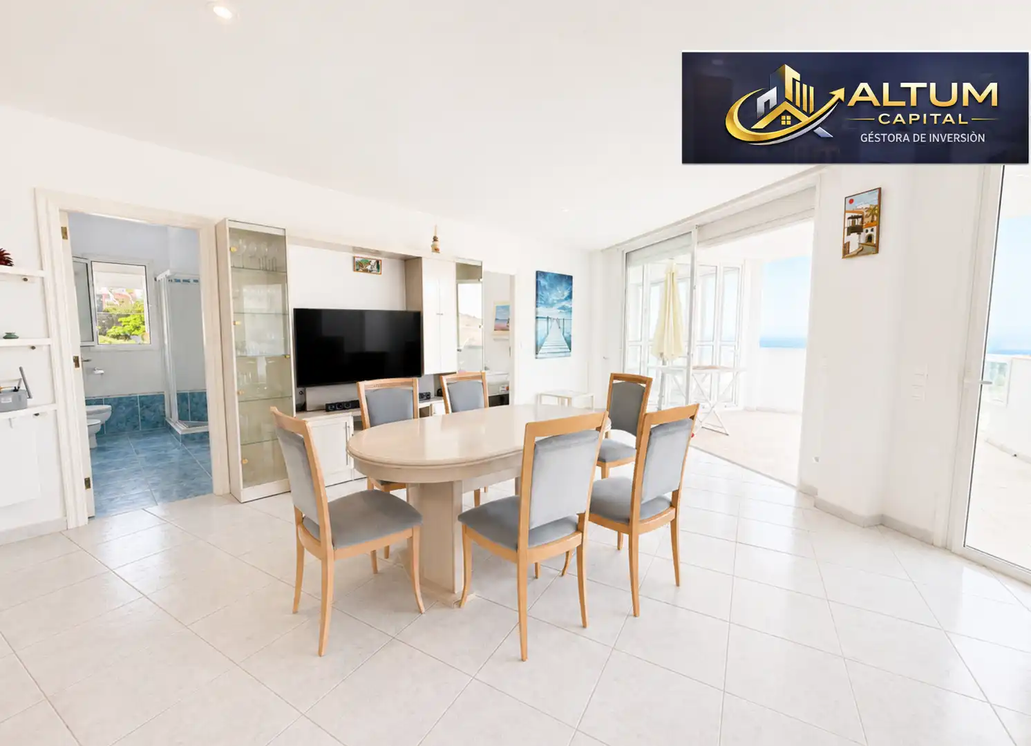 Dining room of Flat for sale in Adeje  with Storage room, Furnished and Oven