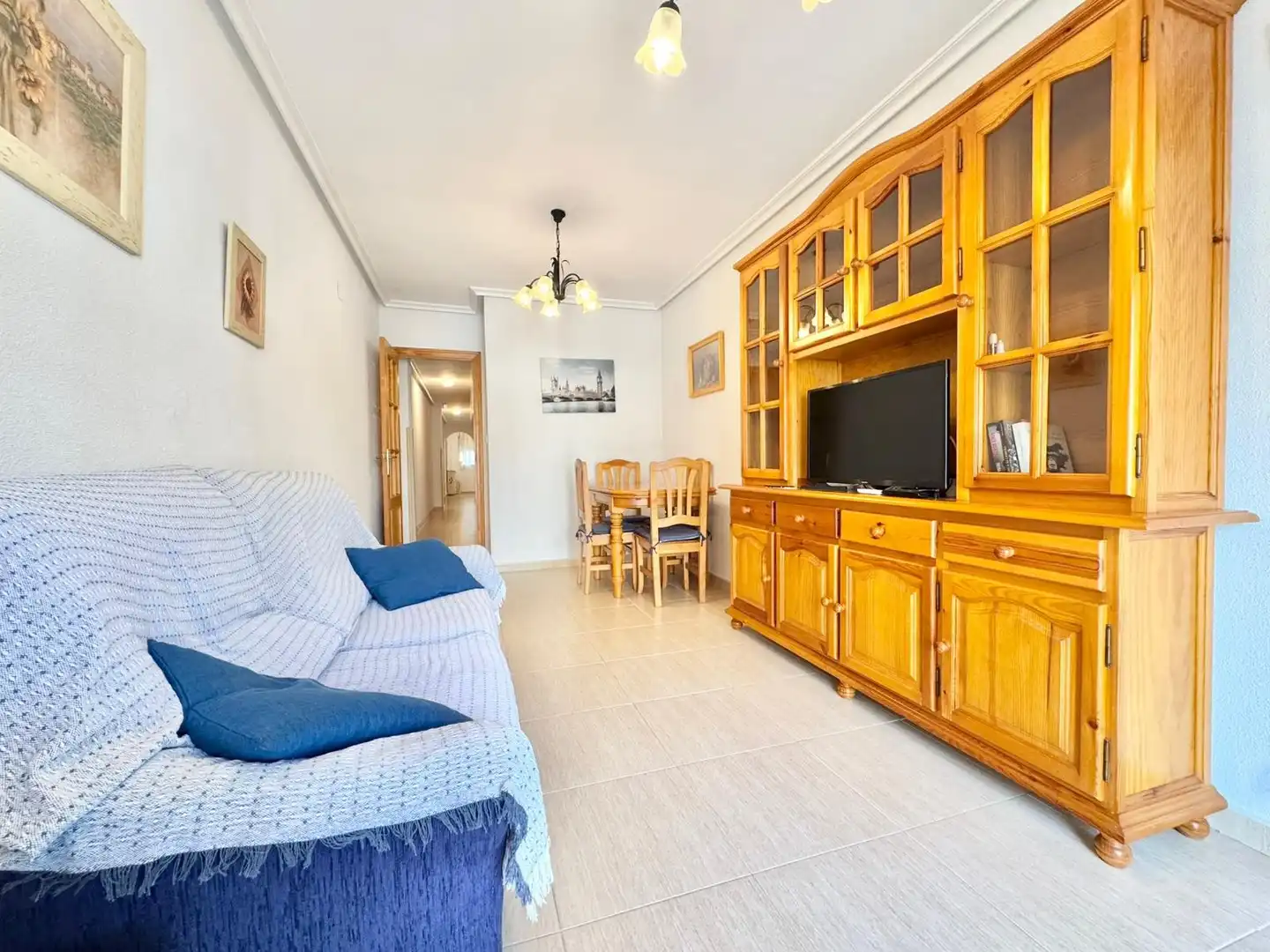 Living room of Apartments for rent in Guardamar del Segura  with Air Conditioner, Heating and Furnished