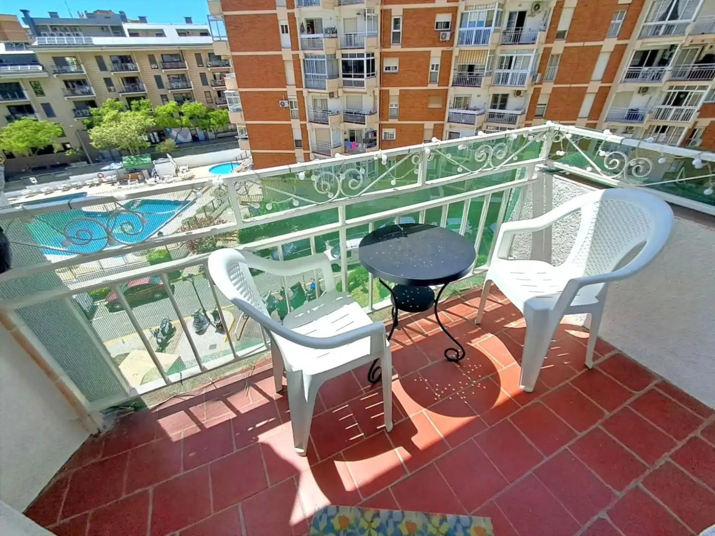 Terrasse von Wohnungen zum Verkauf in Benalmádena mit Klimaanlage, Terrasse und Möbliert