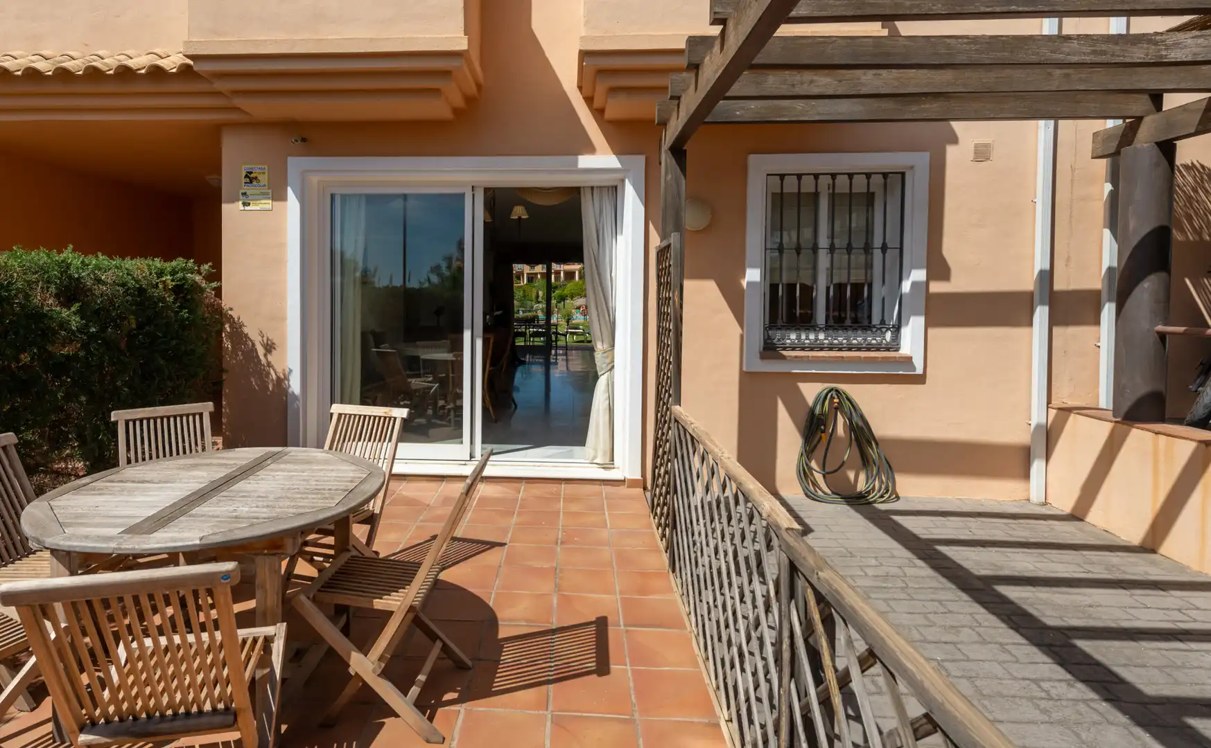 Terraza de Casa adosada en venta en Benahavís con Aire acondicionado, Terraza y Piscina