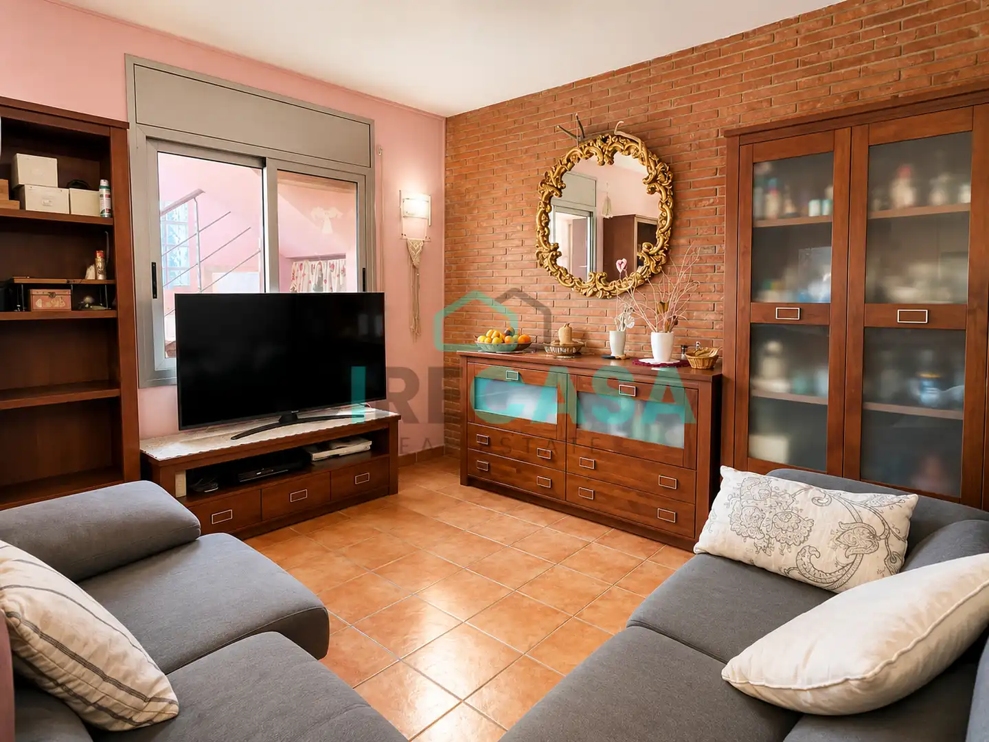 Sala de estar de Casa o chalet en venta en Sant Pere de Vilamajor con Calefacción, Jardín privado y Terraza