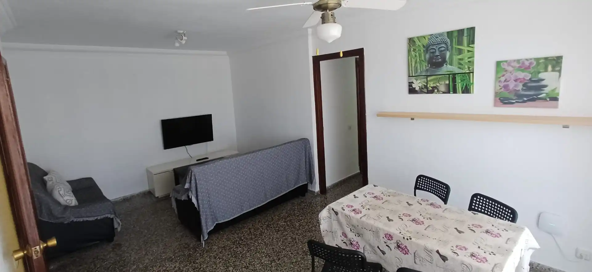 Sala de estar de Piso de alquiler en Málaga con Amueblado