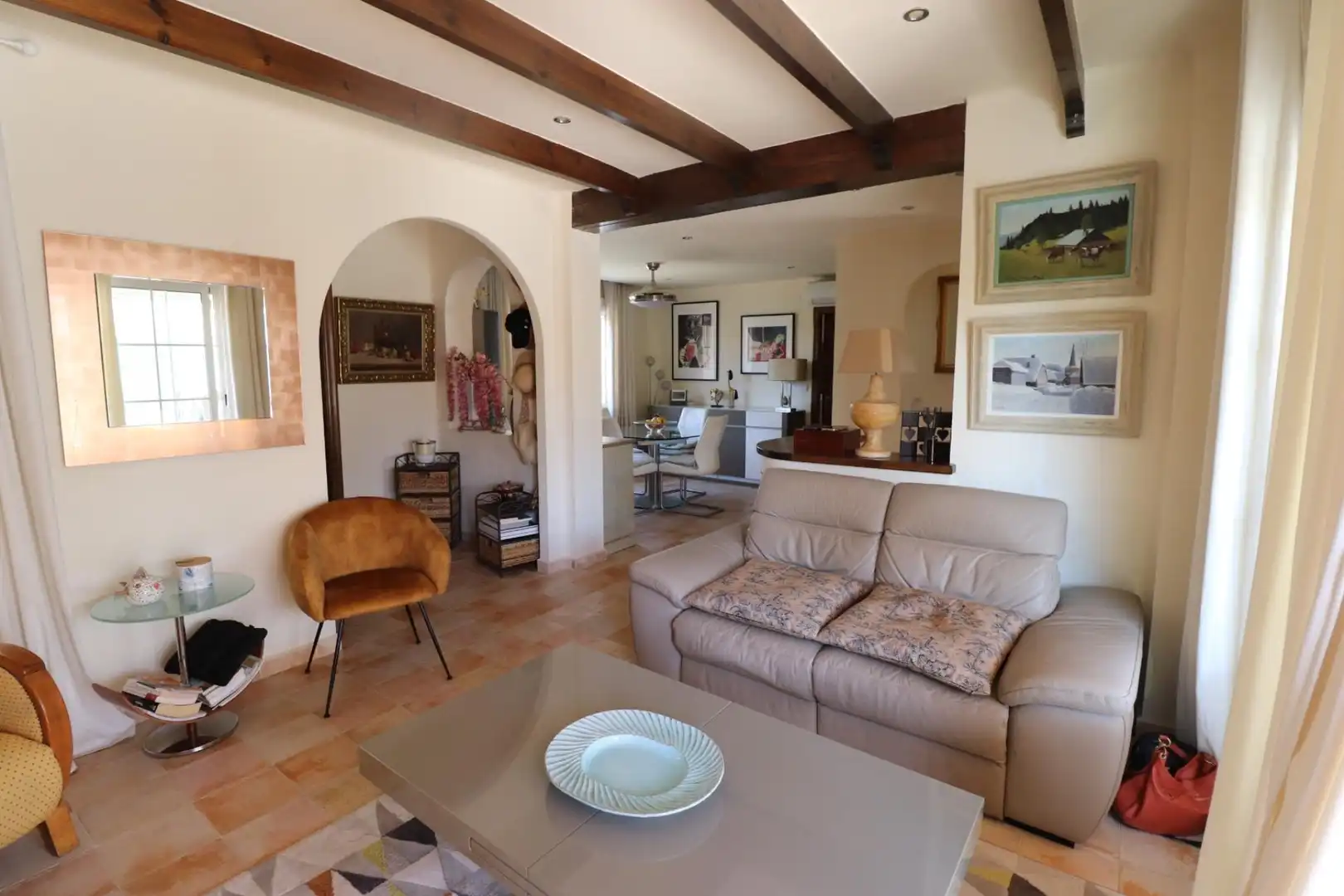 Sala d'estar de Casa o xalet en venda en Fortuna amb Aire condicionat, Calefacció i Jardí privat