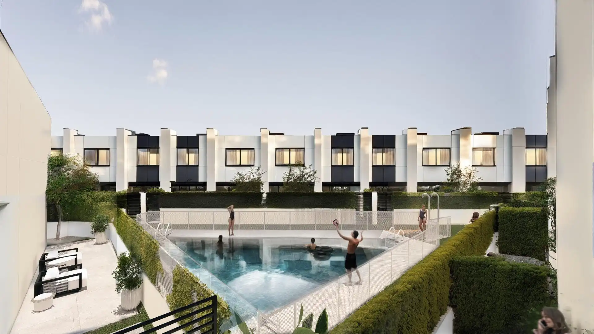 Vista exterior de Casa o xalet en venda en Valdemoro amb Calefacció, Jardí privat i Piscina comunitària