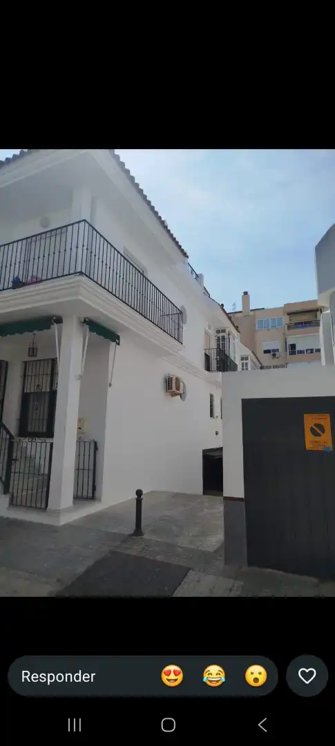 Vista exterior de Casa adosada en venta en Sanlúcar de Barrameda con Aire acondicionado, Trastero y Amueblado